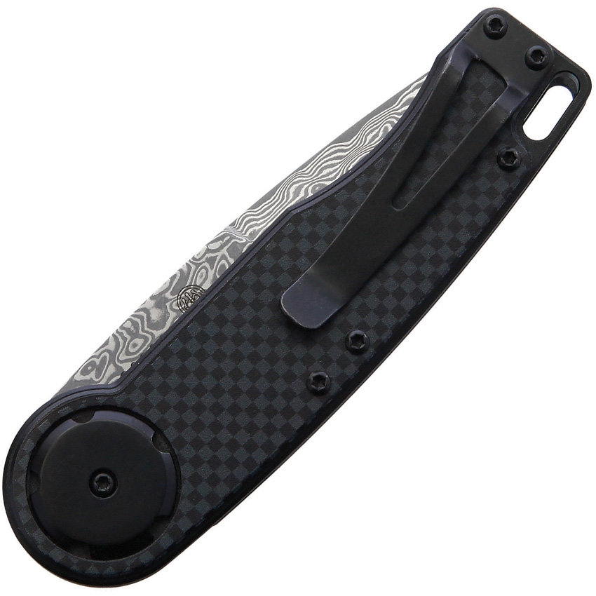 Gearhead Gerade Drop-Point-Klinge aus Damaszenerstahl
