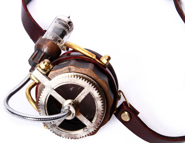 Monokel mit LED braun