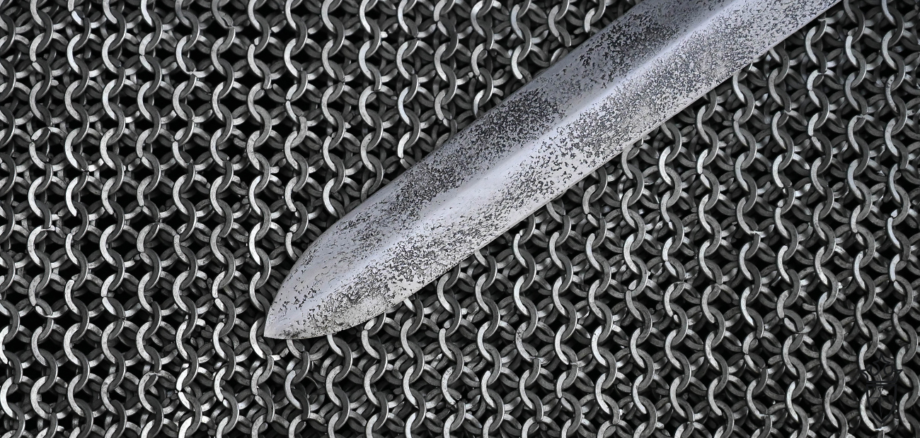 Low Lander Two Handed Great Schwert, antik