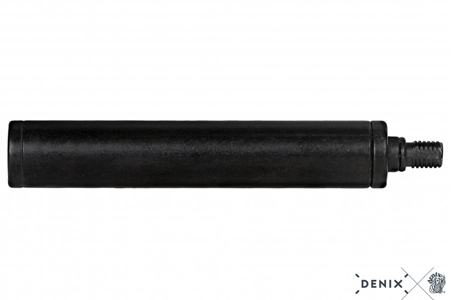 Pistol English secret agent, with silencer, made of metal, dismountable