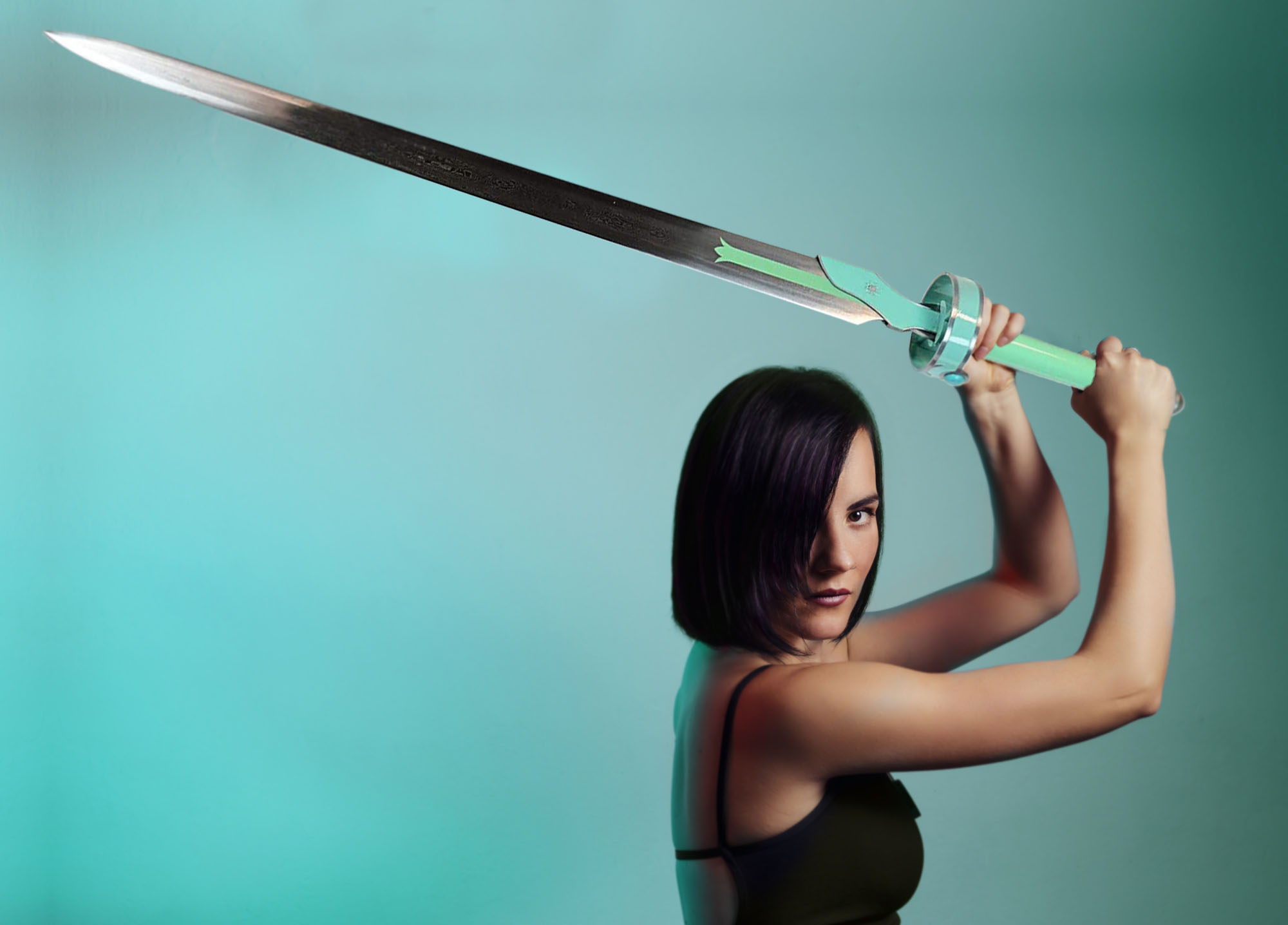 Asuna Flashing Light Schwert Sword Art Online - handgeschmiedet & gefaltet, Set
