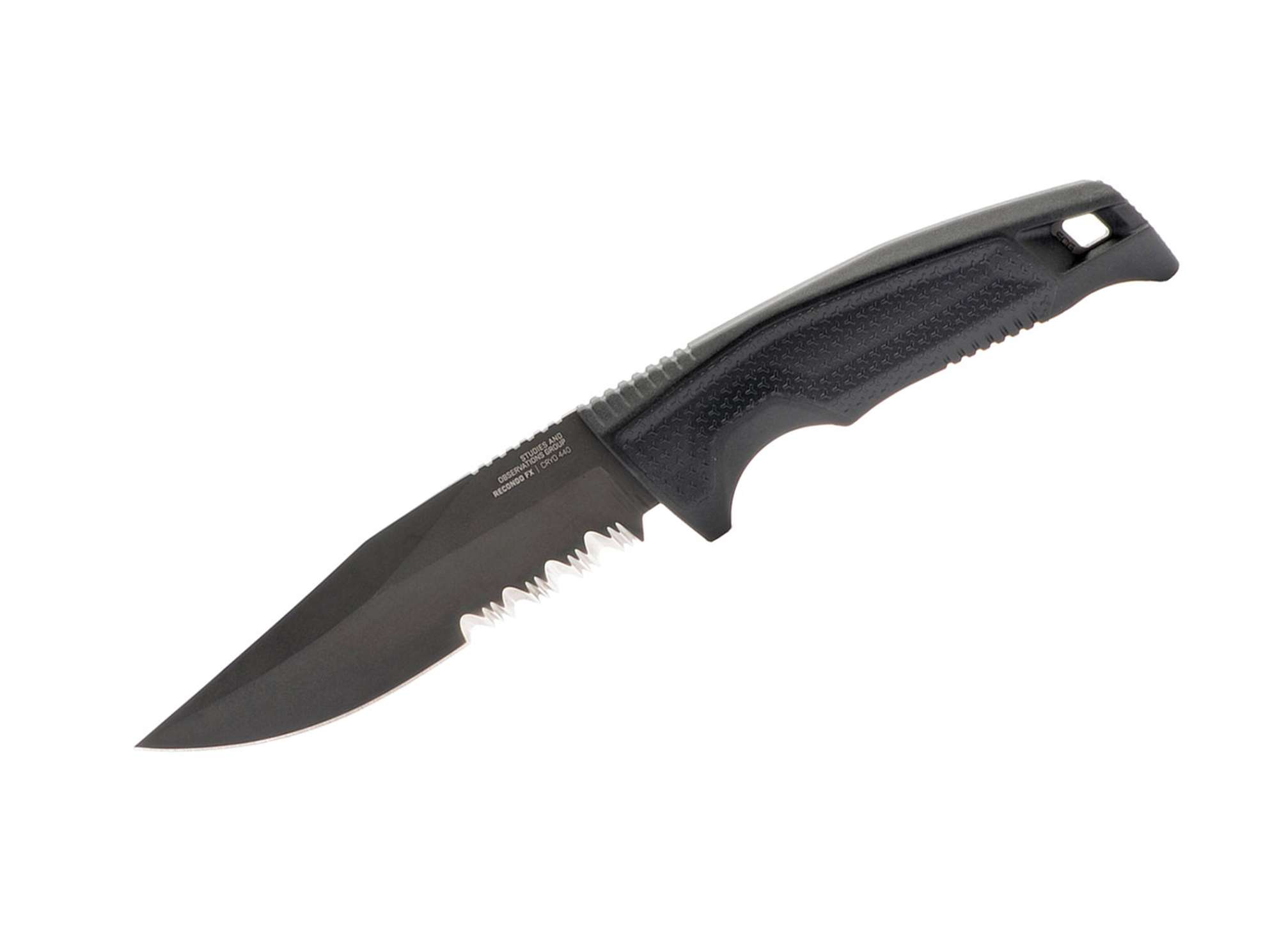 Recondo FX Black Partially Serrated