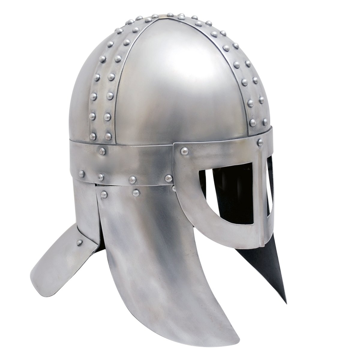 Viking Helmet -16 G Iron w/leather liner