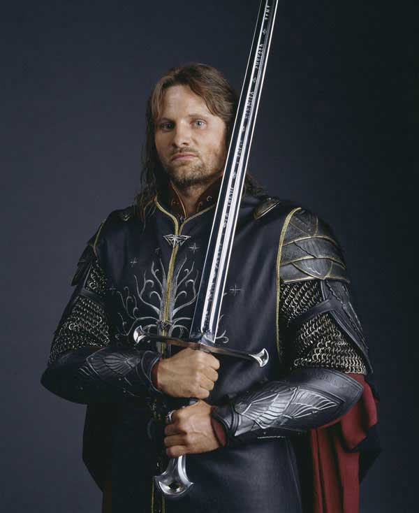 Anduril - Sword of King Aragorn with scabbard (bundle with 14739 and 14711)