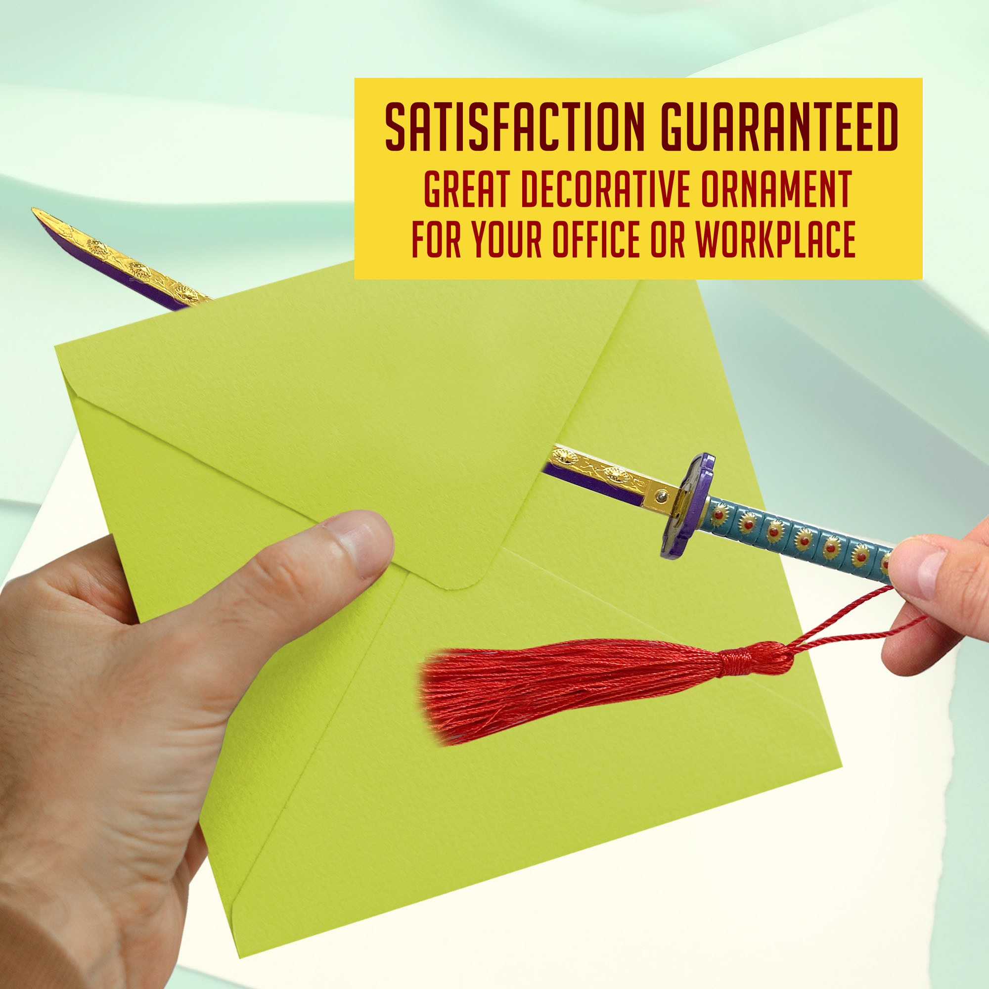 Demon Slayer: Kimetsu no Yaiba - Kokushibou Brieföffner mit Scheide und Ständer