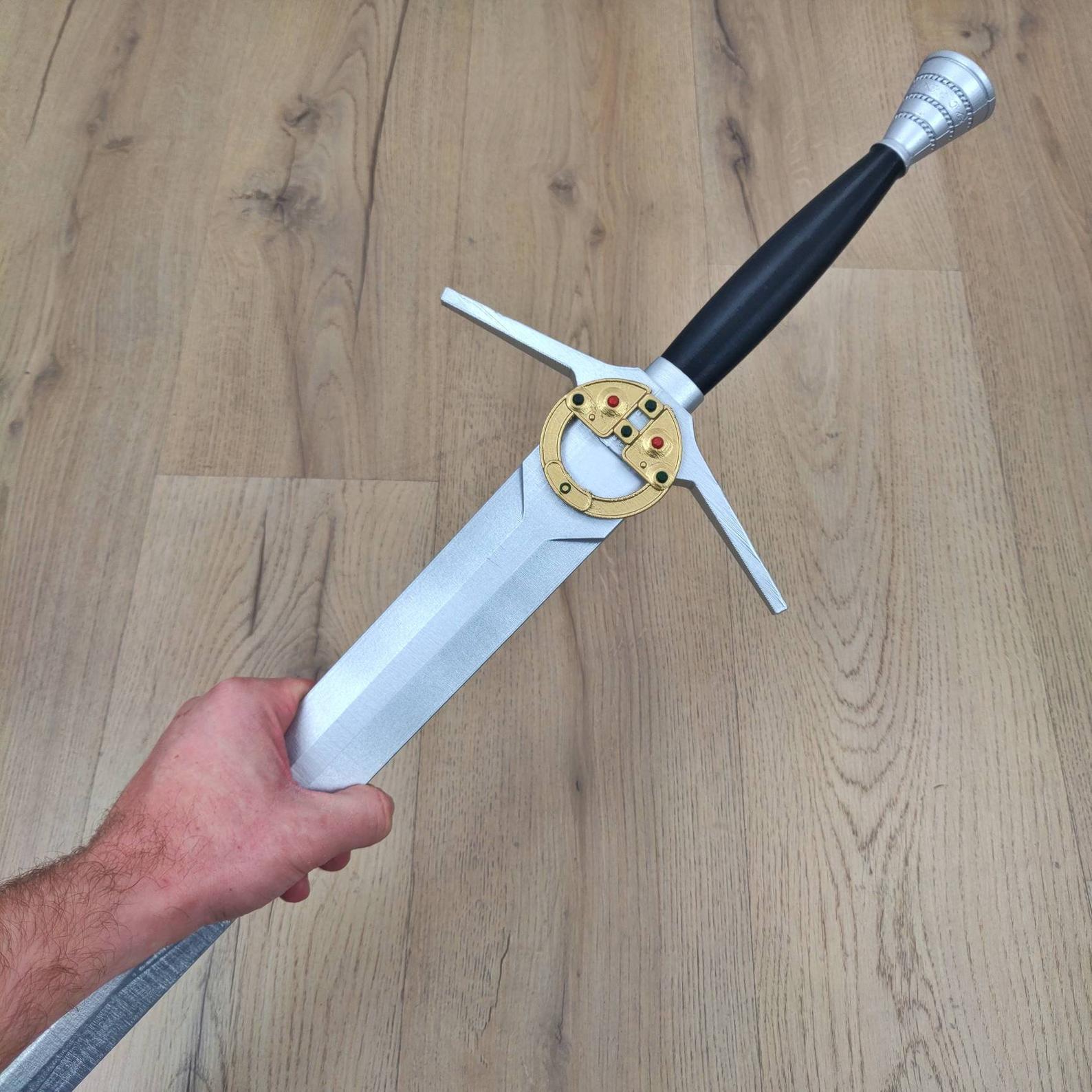 The Witcher - The Sword of Geralt Rivia, Netlifx Series, 3d printed, cosplay prop