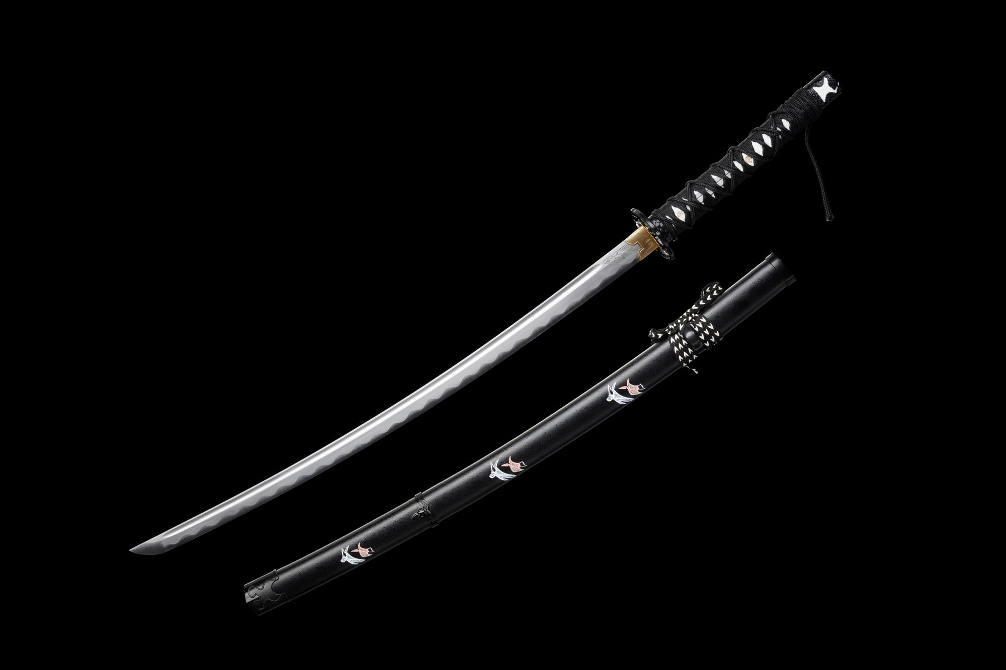 Ghost of Yōtei - The Dual Katana mit Scheide – Handgeschmiedet & Scharf