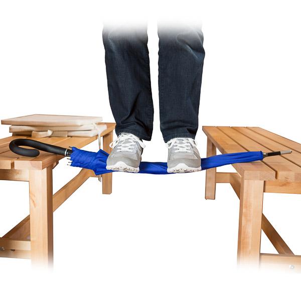 Safety umbrella for women, Blue