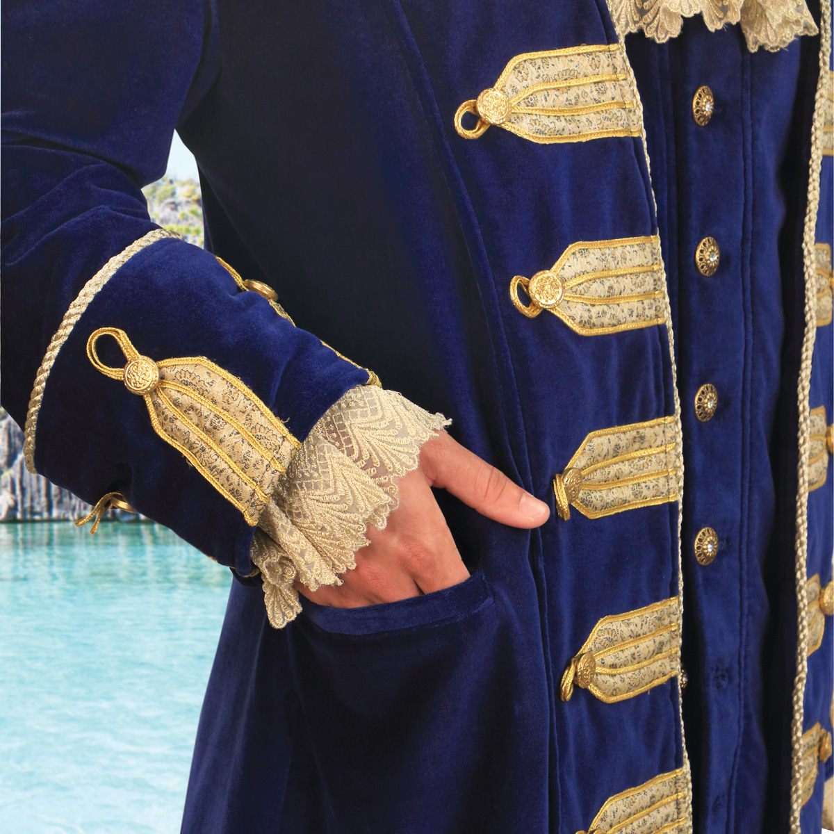 Barbary Coast Pirate Coat, Size S