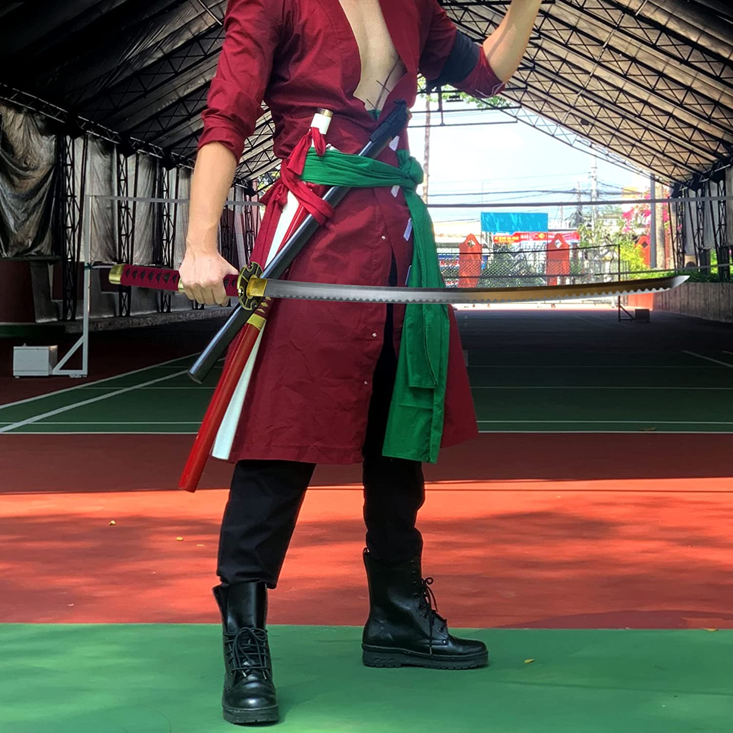 One Piece - 3er Set Handgeschmiedete Schwerter Wado-Ichi-Monji, Oden's Enma, Sandai Kitetsu (Bundle 40407+41645+40267)