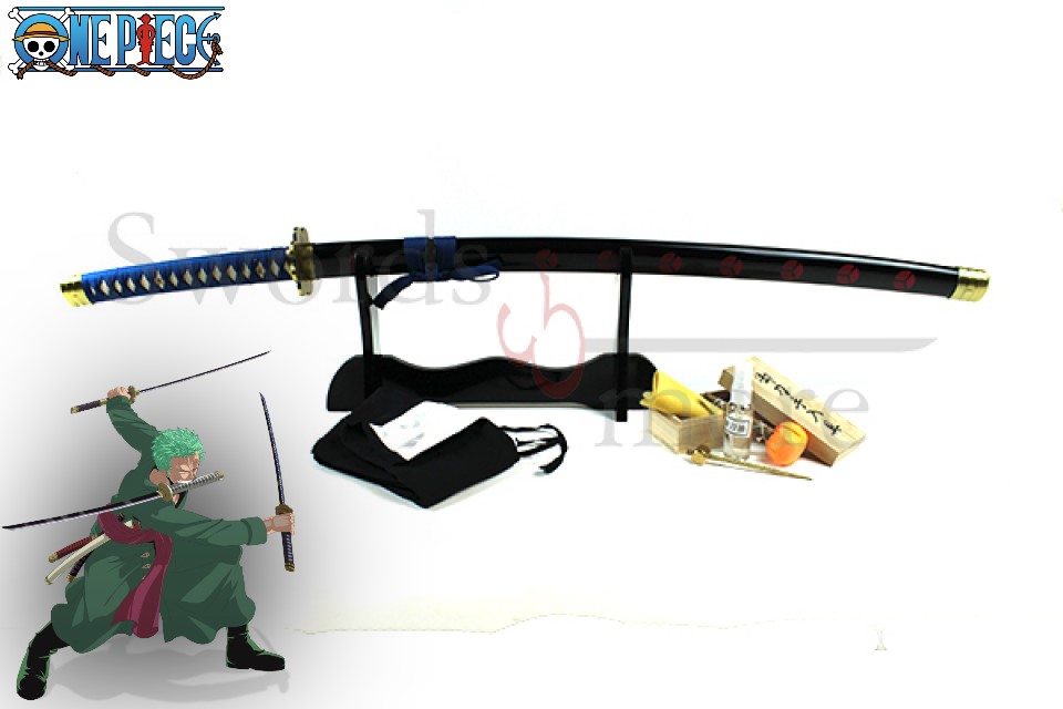 One Piece - Roronoa Zoro Katana - handforged, folded - set