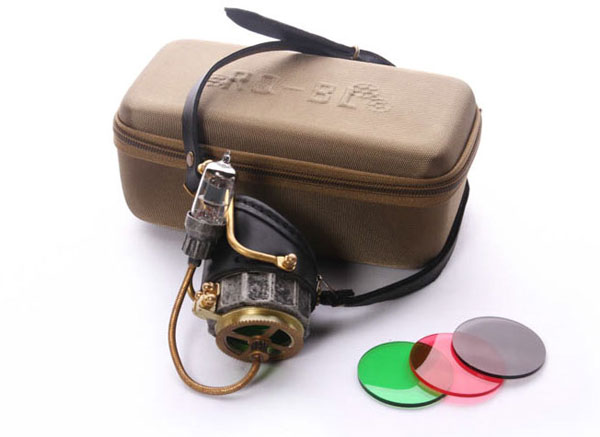 Monocle with LED black