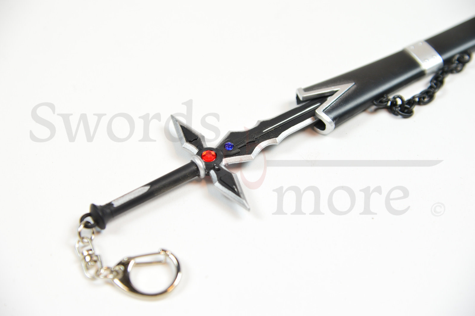 Sword Art Online – Schwarzer Dark Repulser Brieföffner mit Scheide und Ständer