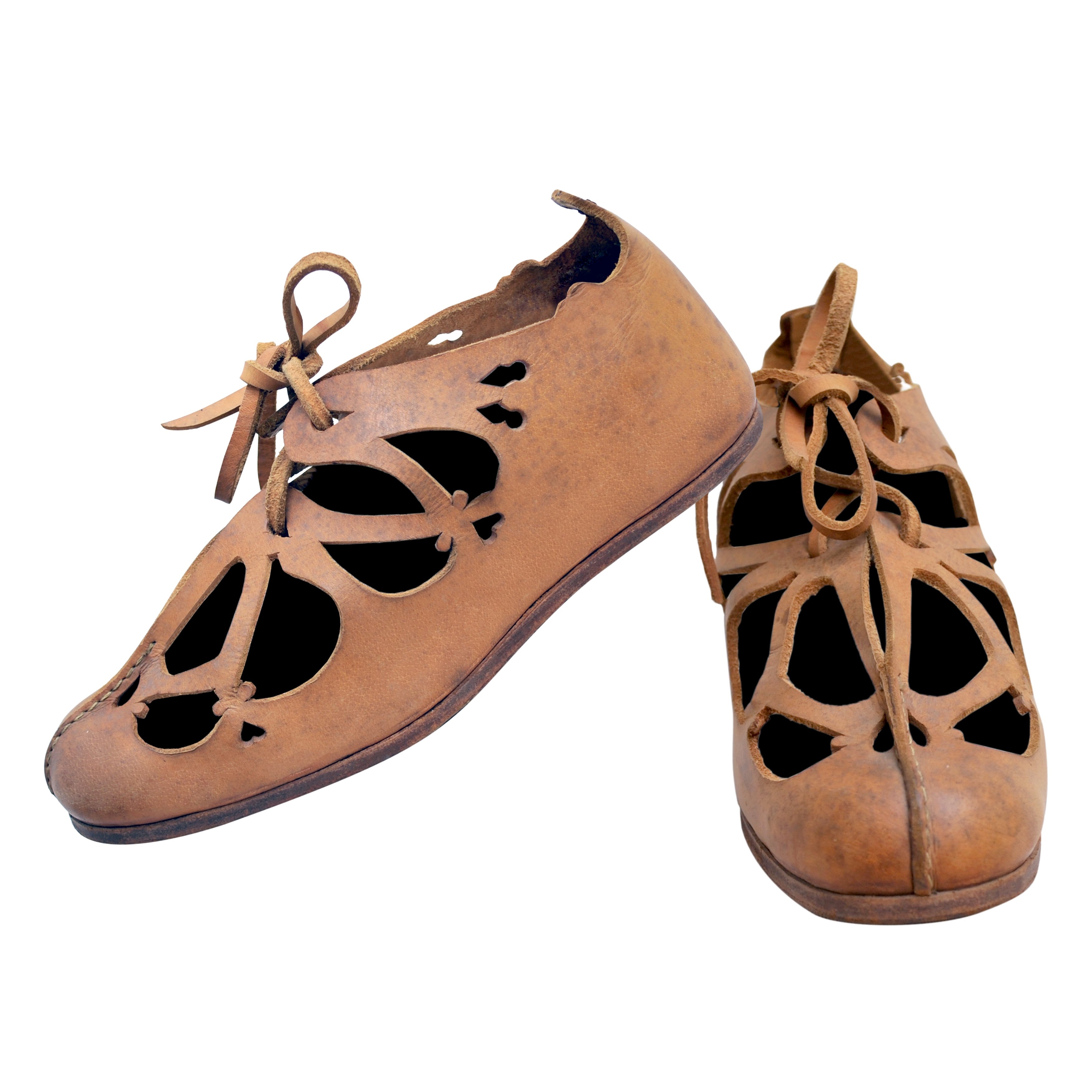 Roman shoes of the Bar Hill type with Hobils, Size 8