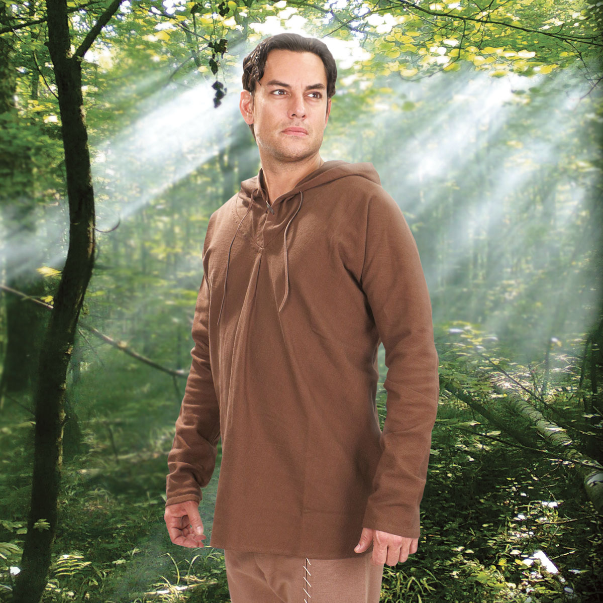 Bandit Hooded Shirt, Size L/XL