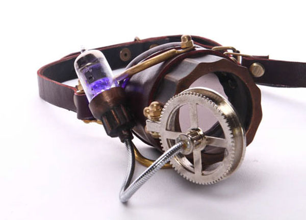 Monokel mit LED braun