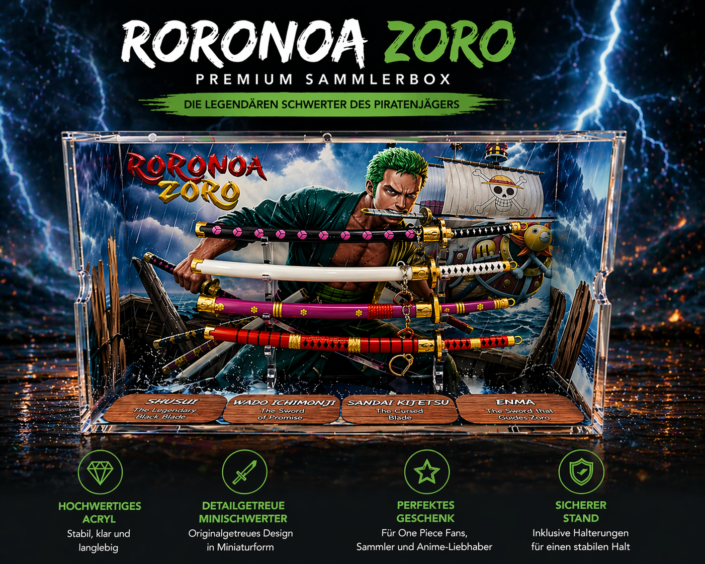 One Piece - Roronoa Zoro Sammlerbox – Exklusive Premium Edition