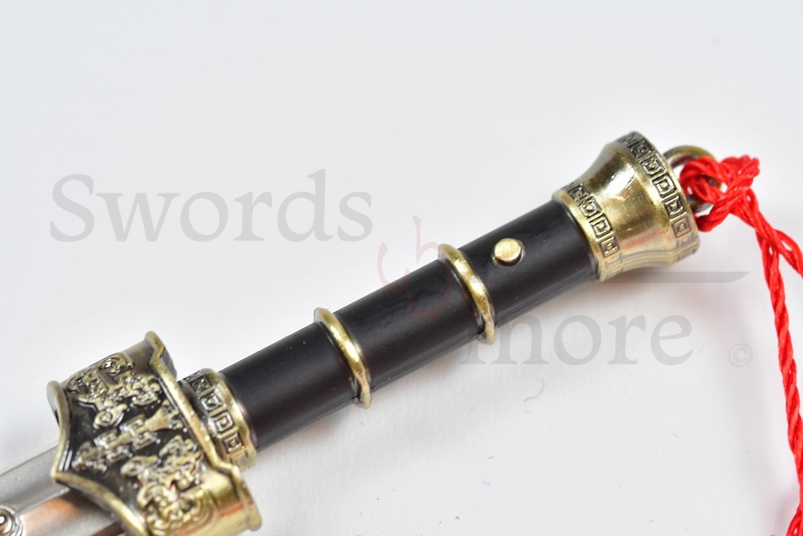 Schwert von Goujian – Jian Schwert, Brieföffner mit Scheide und Ständer