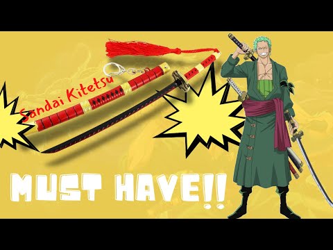 One Piece - Roronoa Zoro Sandai Kitetsu Katana - Letter Opener Version