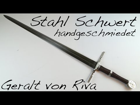 Witcher - Steel Sword with scabbard, handforged