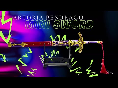 Fate/Stay Night - Artoria Pendoragon Saber Lily Schwert - Brieföffnerversion mit Ständer