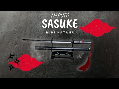 Naruto Sword – Sword of Kusanagi, Sasuke Sword Katana Letter Opener with Sheath and Stand