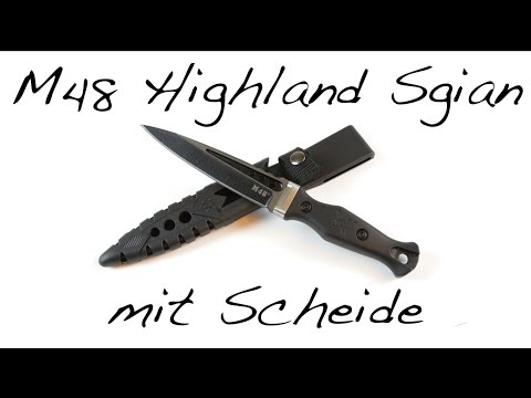 M48 Highland Sgian mit Scheide