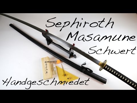 Sephiroth Masamune Sword - handforged, folded - set Sephiroth Masamune Sword - handforged, folded - set