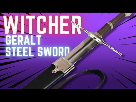 Witcher - Stahl Schwert mit Scheide