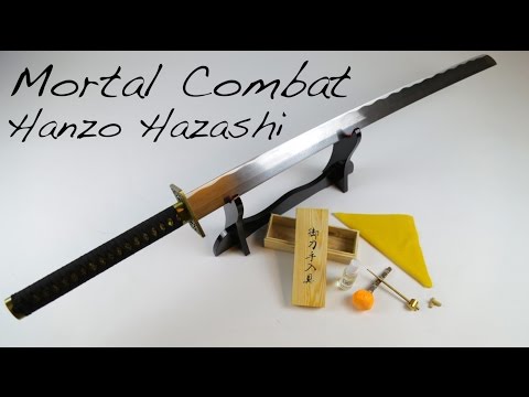 Mortal Kombat - Scorpion´s Schwert - gefaltet, mit Set