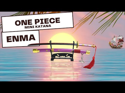 One Piece - Oden's Enma Schwert, lila - Brieföffnerversion mit Ständer One Piece - Oden's Enma Schwert, lila - Brieföffnerversion mit Ständer