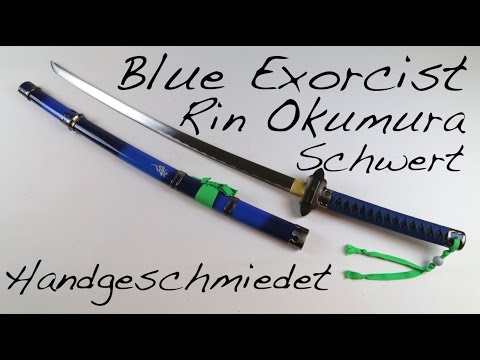 Blue Exorcist - Rin Okumura Schwert - Handgeschmiedet