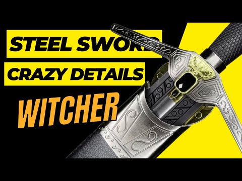 Witcher - Stahl Schwert mit Scheide, Netflix Version