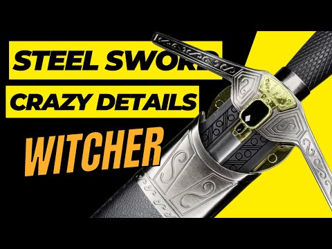 Witcher - Stahl Schwert mit Scheide, Netflix Version Witcher - Stahl Schwert mit Scheide, Netflix Version