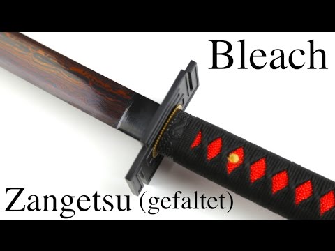 Bleach - Ichigo Kurosaki Schwert - handgeschmiedet&gefaltet, Set