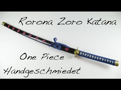 Roronoa Zoro Katana One Piece - handgeschmiedet Roronoa Zoro Katana One Piece - handgeschmiedet