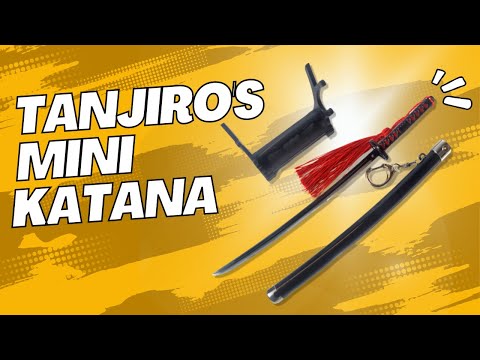 Demon Slayer – Tanjiro Kamodas Samuraikatana, Schwert-Brieföffner mit Scheide und Ständer