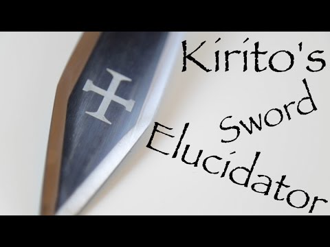 Sword Art Online - Kirito´s Elucidator - Dekorationsversion